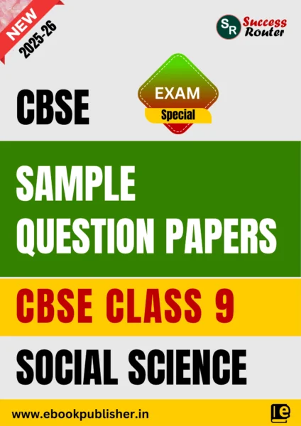 CBSE Sample Question Papers Class 9 Social Science Book (For CBSE 2026 Exams)