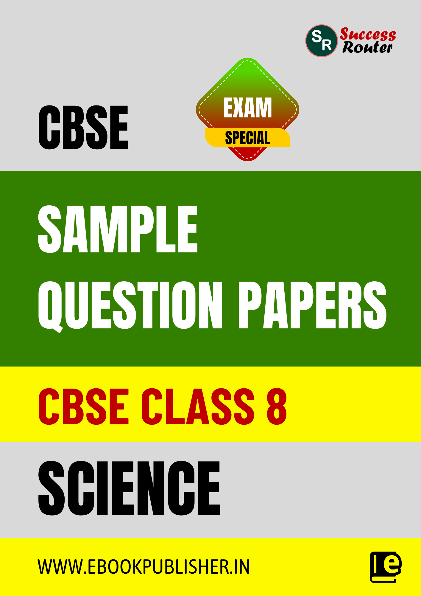 CBSE Sample Question Papers Class 8 Science Book (For 2024 Exams
