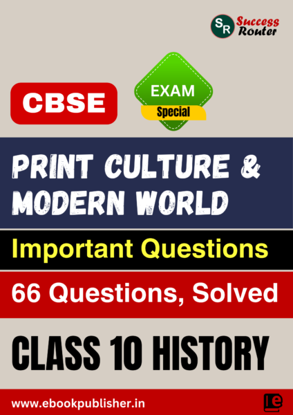 CBSE Important Questions Class 10 Social Science History Chapter 5 Print Culture and the Modern World