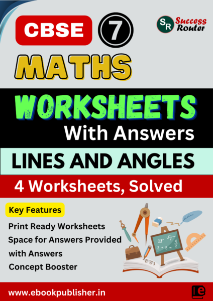 CBSE Worksheets for Class 7 Maths Lines and Angles