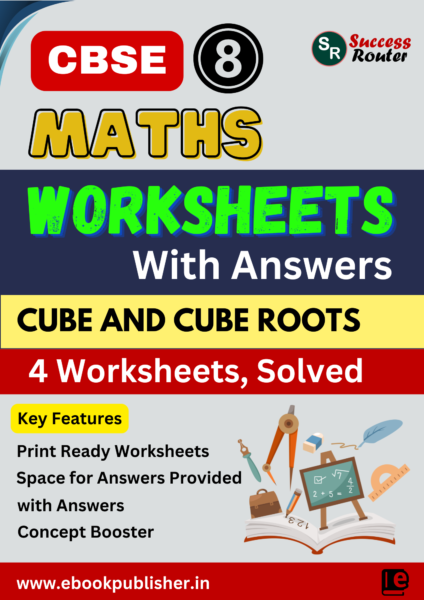 CBSE Worksheets for Class 8 Maths Cube and Cube Roots