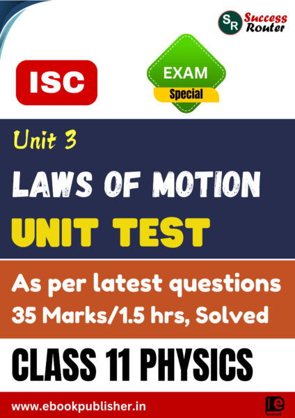 ISC Unit Test Class 11 Physics Unit 3 Laws of Motion