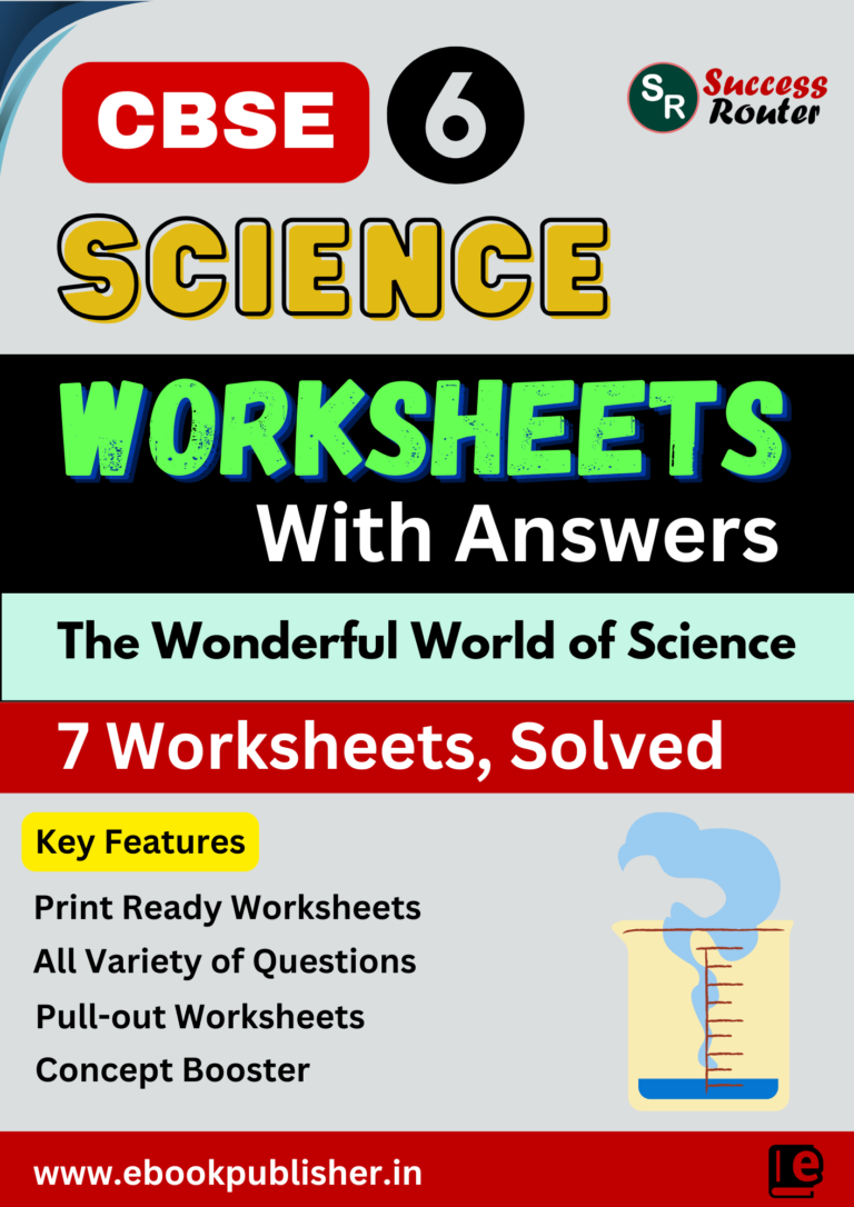 CBSE Worksheets for Class 6 Science Chapter 1 The Wonderful World of ...